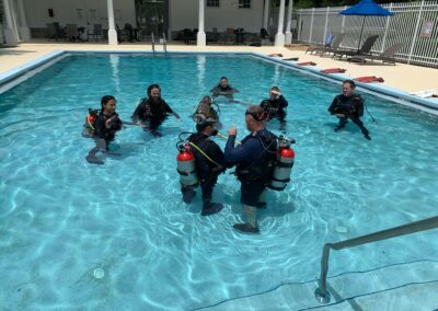 Dive Instructor Karl Lynch, and student explain how safely help another diver