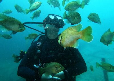 Ranger Rick's student becoming an Advance Diver