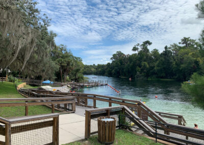 Sideview of the Rainbow River