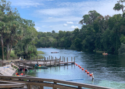 Upstream view of Rainbow River