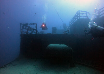 Side deck of the USS Spiegel Grove