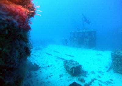 USS Spiegel Grove's wheel house